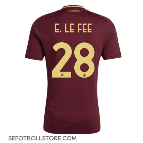 AS Roma Enzo Le Fee #28 Replika Hemmatröja 2024-25 Kortärmad